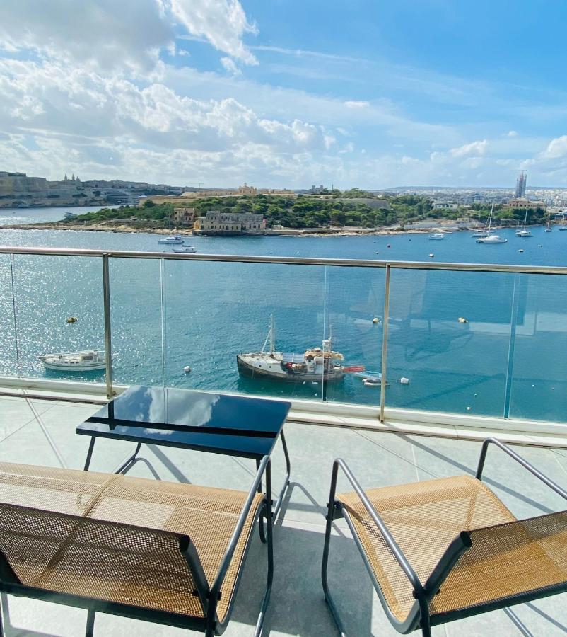 Sliema Seaview Apartment- Valletta Views - Apt 8, 49 Tigne Point Mansions Buitenkant foto